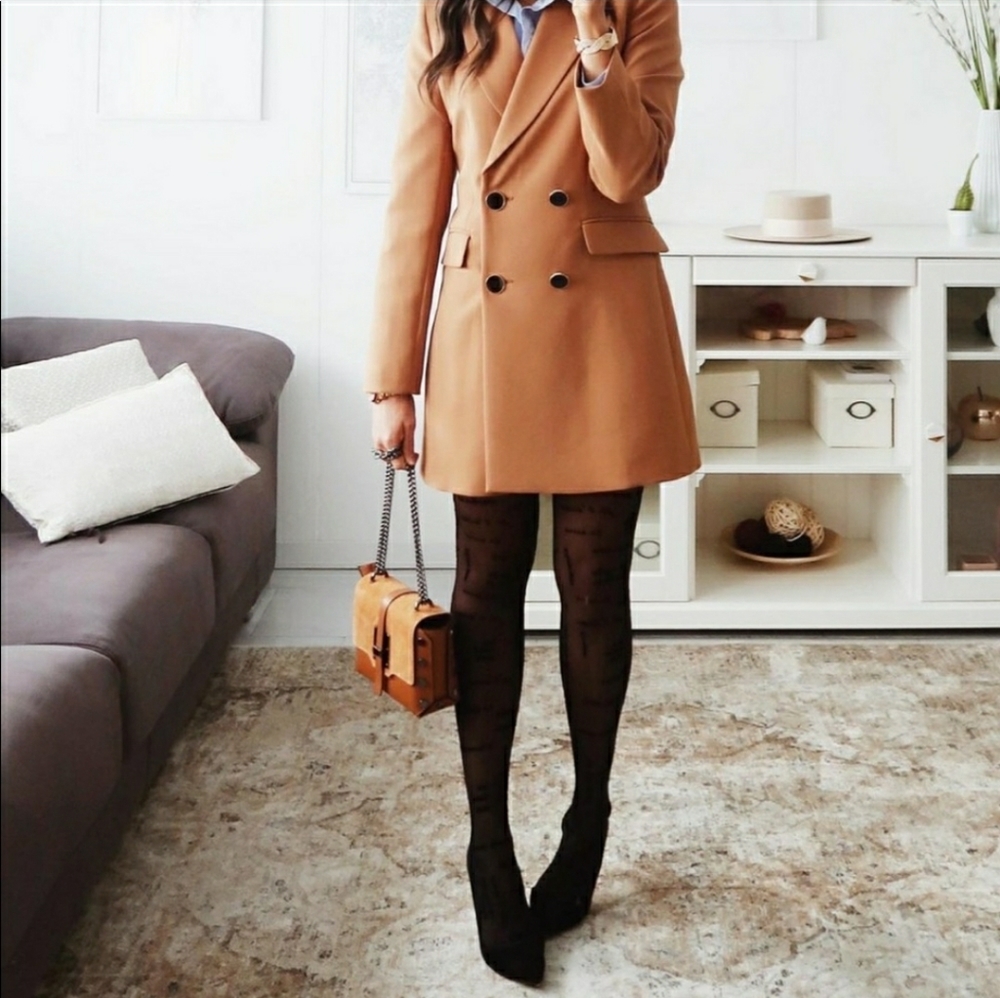 Zara double breasted coat - Picture 3 of 8